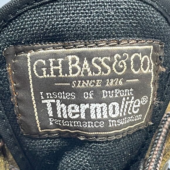 G.H. BASS Calgary Brown Insulated Ankle Winter Duck Boots Unisex Youth US Size 4 - Picture 12 of 12